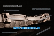 Rolex Daytona Chrono Clone Rolex 4130 Automatic Steel Case with Gray Dial PVD Bezel and Steel Bracelet (EF)