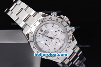 Rolex Daytona Chronograph Automatic Movement Full White -New Version