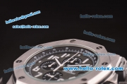 Audemars Piguet Royal Oak Offshore Chronograph Miyota Quartz Steel Case and Bracelet with Grey Dial