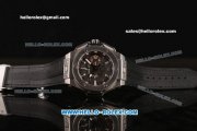 Hublot Big Bang Ferrari Swiss Valjoux 7750-SHG Automatic Steel Case with Silver Stick/Numeral Marekrs Black Dial and Black Rubber Strap