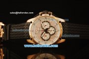 Chopard Racing Superfast Chronograph Swiss Valjoux 7750 Automatic Rose Gold Case with White Dial and Black Rubber Strap Chopard Racing Superfast Chronograph Swiss Valjoux 7750 Automatic Rose Gold Case with White Dial and Black Rubber Strap