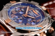 Breitling Chronomat B01 Chrono Swiss Valjoux 7750 Automatic Steel Case with Blue Dial and Roman Numeral Markers 1:1 Orignal (H)