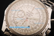 Breitling Bentley Motors Swiss Valjoux 7750 Automatic Movement Full Steel with White Dial and Honeycomb Bezel
