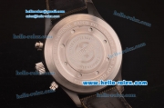 IWC Pilot's TOP GUN Miramar Chronograph Miyota OS20 Quartz PVD Case with Black Dial and Nylon Strap - 7750 Coating