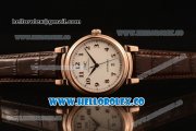 IWC Da Vinci Swiss ETA 2892 Automatic Steel Case with White Dial Arabic Numeral Markers and Genuine Leather Strap IWC Da Vinci Swiss ETA 2892 Automatic Steel Case with White Dial Arabic Numeral Markers and Genuine Leather Strap