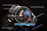 Tag Heuer Mikrogirder 2000 Chrono Miyota Quartz Steel Case with Black Dial and PVD Bezel - Orange Second Hand