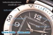 Cartier Pasha Automatic Movement Steel Case with Black Dial