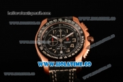 Victorinox Swiss Army Miyota OS10 Quartz Rose Gold Case with Black Dial and Arabic Numeral Markers