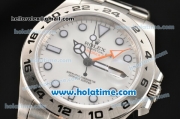 Rolex Explorer II Rolex 3187 Automatic Full Steel with White Dial and Dot Markers (NOOB)