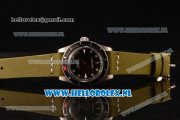 Rolex Milgauss Vintage Asia 2813 Automatic Steel Case with Black Dial and Green Nylon Strap