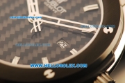 Hublot Classic Fusion Swiss ETA 2824 Automatic Steel Case with PVD Bezel and Black Carbon Fiber Dial - 1:1 Original