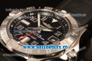 Breitling Avenger II GMT Black Dial With Swiss ETA 2836 Automatic Rubber Strap Best Edition A32390111B2S1