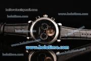 Vacheron Constantin Patrimony Chrono Miyota OS20 Quartz Steel Case with Black Dial and Roman Numeral Markers