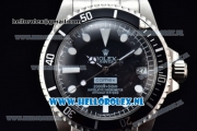 Rolex Submariner Comex Asia 2813 Automatic Steel Case with Black Dial White Dots Markers and Steel Bracelet