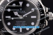 Rolex Submariner Clone Rolex 3135 Automatic Stainless Steel/Bracelet with Black Dial and Dot Markers