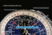 Breitling Montbrillant Datora Chrono Swiss Valjoux 7751 Automatic Steel Case/Bracelet with Black Dial and Stick Markers - 1:1 Original (J12)