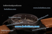 Panerai PAM 00365 Luminor 1950 Equation of Time Tourbillon Automatic PVD Case with Brown Dial an Brown Leather Bracelet