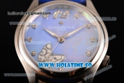 Vacheron Constantin Metiers d'Art Swiss ETA 2824 Automatic Steel Case with Blue MOP Dial and Diamonds Markers