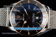 Breitling SuperOcean Heritage Swiss ETA 2824 Automatic Steel Case Blue Dial With Stick Markers Steel Bracelet (JH)