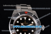 Rolex Submariner Swiss ETA 2824 Automatic Steel Case with Black Dial Dot Markers and Stainless Steel Bracelet