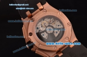 Audemars Piguet Royal Oak Offshore Chronograph Swiss Valjoux 7750-SHG Automatic Rose Gold Case with PVD Bezel and White Dial