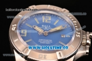 Ball Engineer Hydrocarbon Spacemaster Miyota 8215 Automatic Steel Case with Blue Dial and Arabic Numeral/Stick Markers (YF)