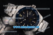 Tag Heuer Aquaracer Calibre 5 Swiss ETA 2824 Automatic Stainless Steel Case/Bracelet with Blue Dial and Stick Markers