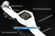 Richard Mille RM 055 Bubba Watson 9015 Automatic Ceramic Case with Black Dial Dots Markers and Rubber Strap