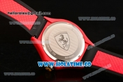 Ferrari Scuderia Ferrari Orologi 2015 Miyota 2035 Quartz Red PVD Case with Black Dial and Red Stick Markers