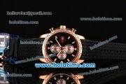 Chopard Mille Miglia Chrono Miyota Quartz Rose Gold Case with Black Rubber Bracelet Black Dial and Stick Markers Chopard Mille Miglia Chrono Miyota Quartz Rose Gold Case with Black Rubber Bracelet Black Dial and Stick Markers