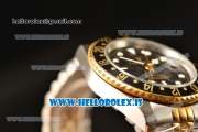 Rolex GMT-Master Vintage Black Dial With Black Bezel 2813 Auto Two Tone Jubilee