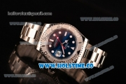 Rolex Yachtmaster I Clone Rolex 3135 Automatic Full Steel with Blue Dial and White Markers (J12)