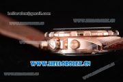 Tag Heuer Formula 1 Miyota Quartz Rose Gold Case with Stick Markers Brown Dial and Brown Nylon Strap