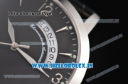 Jaeger-LECoultre Master Swiss ETA 2824 Automatic Steel Case with Black Dial and Silver Stick Markers