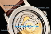 Patek Philippe Calatrava Swiss ETA 2824 Automatic Steel Case with White Dial and Stick/Roman Numeral Markers