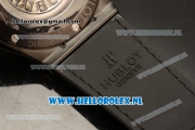 Hublot Classic Fusion 9015 Auto PVD Case PVD Bezel with Black Dial and Black Leather Strap