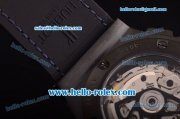 Hublot Big Bang Swiss Valjoux 7750 Automatic Movement PVD Case with Black Dial and Blue Markers