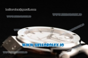 Hublot Classic Fusion Japanese Miyota 9015 Automatic Movement Steel White Dial and Stick Markers Leather Strap (JF)