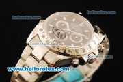 Rolex Daytona II Chronograph Swiss Valjoux 7750 Automatic Movement Full Steel with Black Dial and White Markers