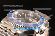 Rolex Submariner Blue Ceramic Bezel With Blue Dial All Steel With ETA 2836 EW