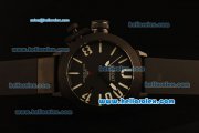 U-Boat Italo Fontana Automatic PVD Case with Black Dial and Black Rubber Strap U-Boat Italo Fontana Automatic PVD Case with Black Dial and Black Rubber Strap