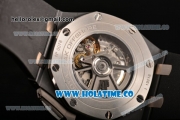 Audemars Piguet Royal Oak Offshore Chronograph Swiss Valjoux 7750 Automatic Ceramic Case with Black Dial and White Stick Markers - 1:1 Original (NOOB)