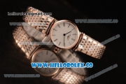 Longines La Grande Classique SWISS QUARTZ Two Tone Case with White Dial and Two Tone Bracelet