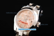 Rolex Datejust Oyster Perpetual Automatic Movement Full Steel with Flower Pattern Dial-Lady Size