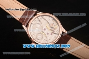 IWC Portuguese Asia 6497 Manual Winding Rose Gold Case with Brown Dial and Arbaic Numeral Markers