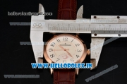 Jaeger-LECoultre Rendez-Vous Swiss ETA 2824 Automatic Rose Gold Case with White Dial and Arabic Numeral Markers