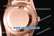 Rolex Day Date II Swiss ETA 2836 Automatic Rose Gold Case/Bracelet with Pink Dial and Stick Markers (BP)