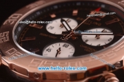 Breitling Colt Chronograph II Chronograph Miyota Quartz Rose Gold Case with Black Dial