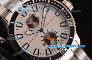 Ulysse Nardin Maxi Marine Diver Asia ST25 Automatic Stainless Steel Case with Stainless Steel Strap and White Dial