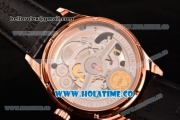 IWC Portuguese Tourbillon Hand-Wound F.A. Jones Swiss Tourbillon Manual Winding Rose Gold Case with Black Dial and Arabic Numeral Markers - 1:1 Original